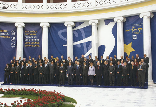 14 Απριλίου 2003: Προεδρία της Ευρωπαϊκής Ένωσης